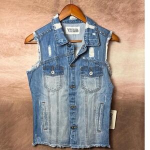 Woodstock 1969 Festival Denim Vest Small NWT